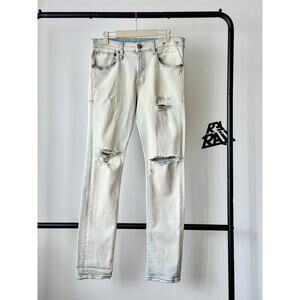 R13 “Skate” Distressed Jeans Fitzroy Wash